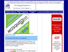 Tablet Screenshot of newenglandexplorer.com